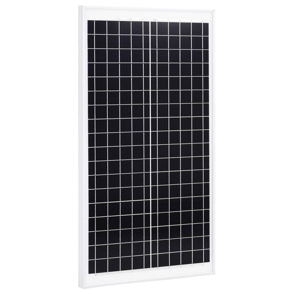 Solcellepanel 30 W polykrystallinsk aluminium og sikkerhedsglas