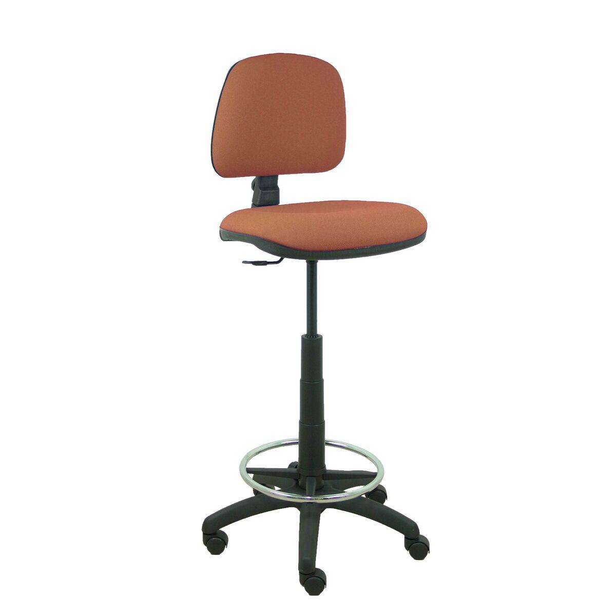 PB363RN taburet - brun PVC, ergonomisk
