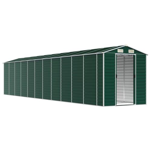 Haveskur 191x980x198 cm galvaniseret stål grøn