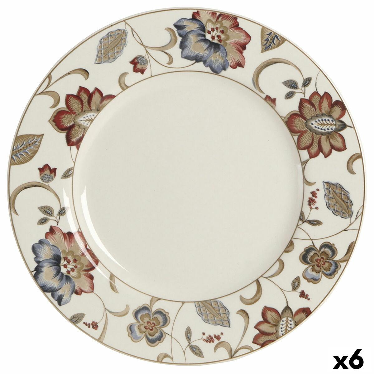 Queen’s Jacobean Floral middagstallerkener i keramik - 6 stk, flad