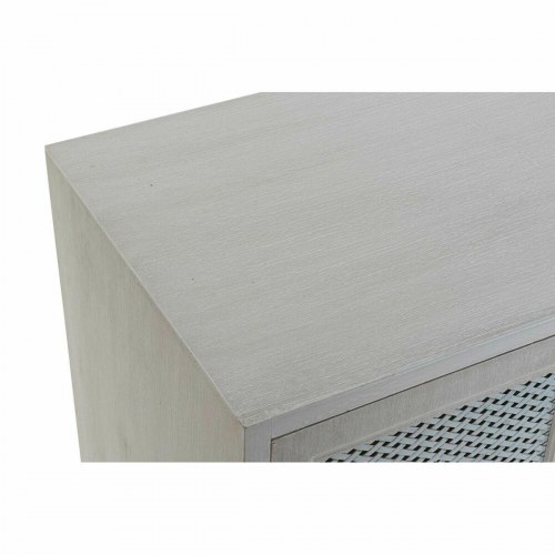 Skænk - hvid træ/MDF, 110 × 41 × 64 cm