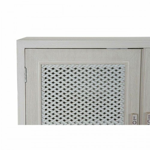 Skænk - hvid træ/MDF, 110 × 41 × 64 cm