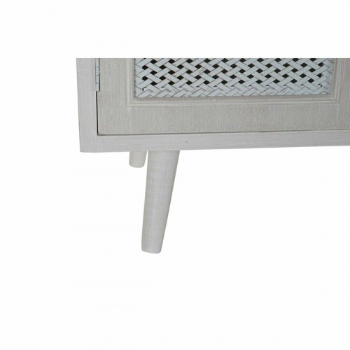 Skænk - hvid træ/MDF, 110 × 41 × 64 cm
