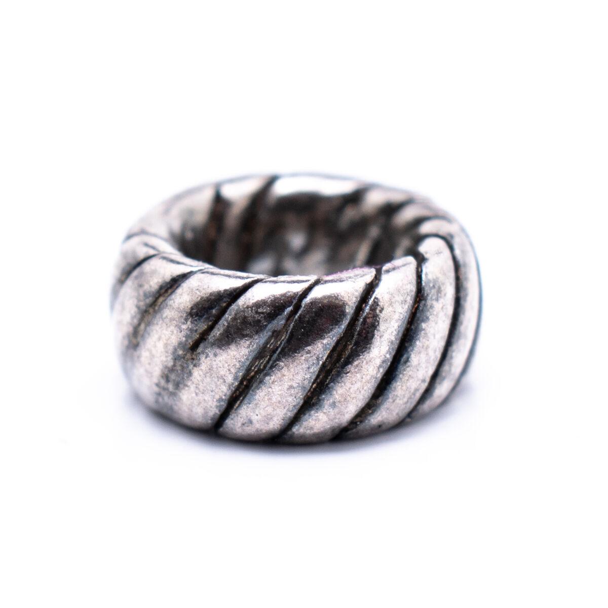 VMM0037-00 perle - sølvfarvet, 1 cm (dame)