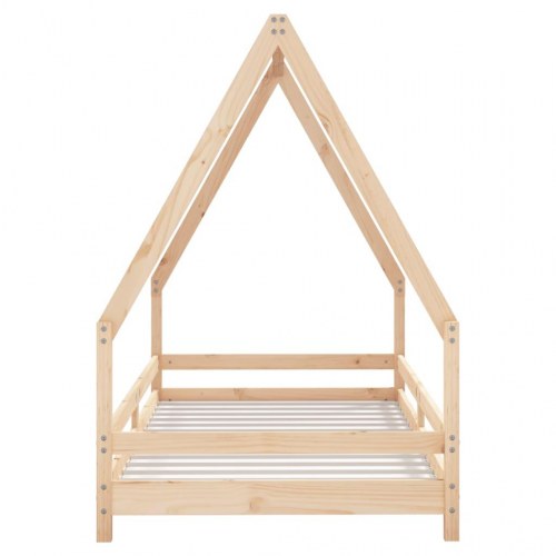 Sengeramme til juniorseng 90x190 cm massivt fyrretræ