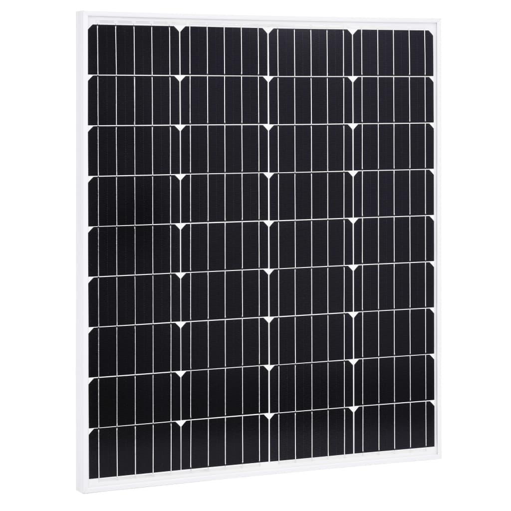 Solcellepanel 80 W aluminium og sikkerhedsglas