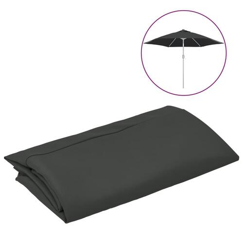 Udskiftningsdug til parasol 300 cm antracitgrå