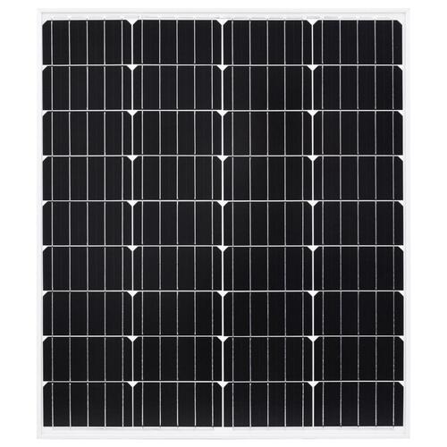 Solcellepanel 80 W aluminium og sikkerhedsglas