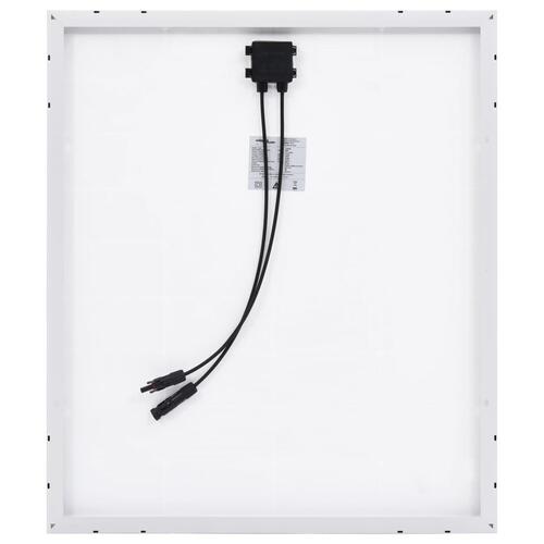 Solcellepanel 80 W aluminium og sikkerhedsglas