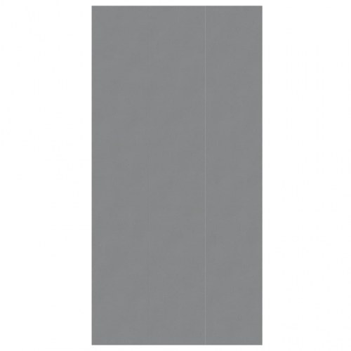 Poolunderlag 640 × 321 cm i polyester-geotekstil - lysegrå