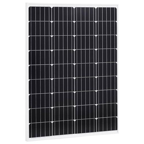 Solcellepanel 100 W aluminium og sikkerhedsglas