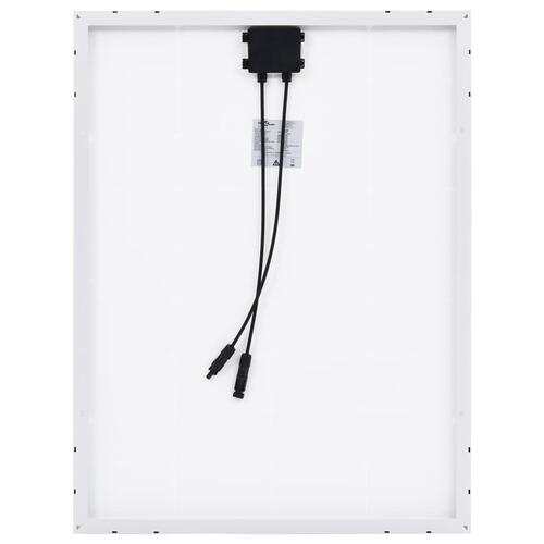 Solcellepanel 100 W aluminium og sikkerhedsglas