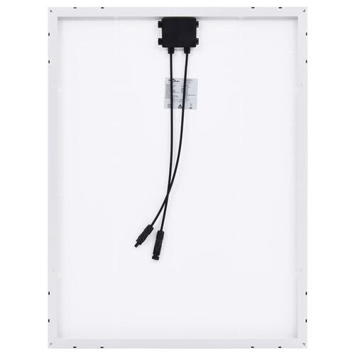 Solcellepaneler 2 stk. 100 W aluminium og sikkerhedsglas