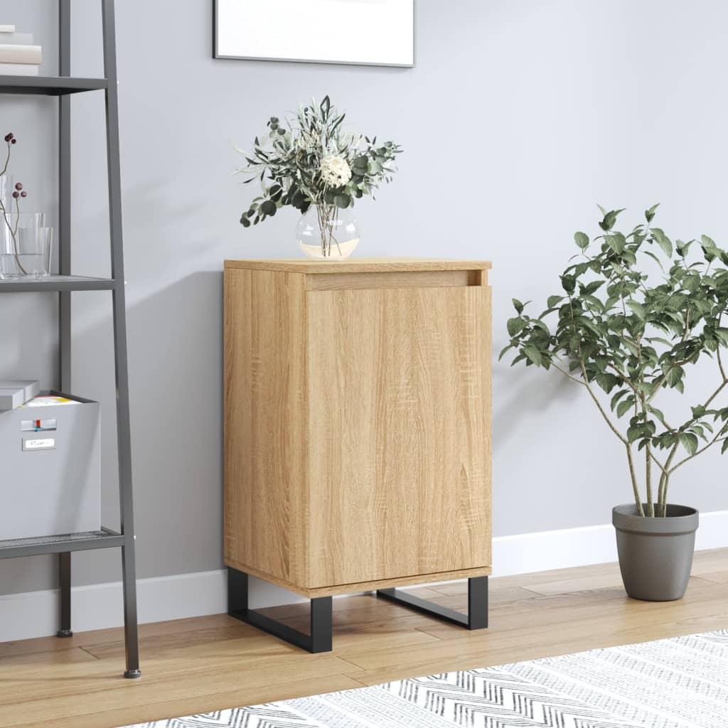 Skænk 40 × 35 × 70 cm i konstrueret træ - sonoma-eg