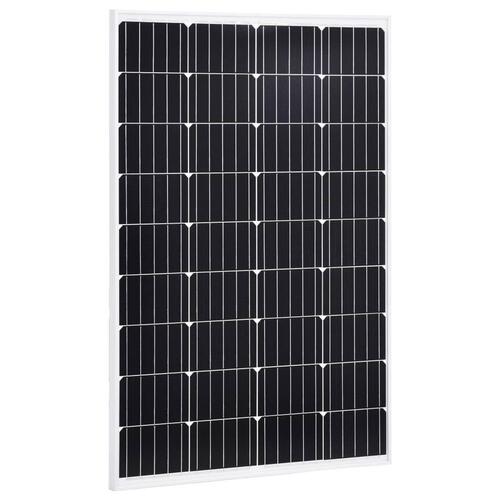 Solcellepanel 120 W aluminium og sikkerhedsglas
