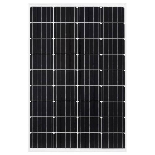 Solcellepanel 120 W aluminium og sikkerhedsglas