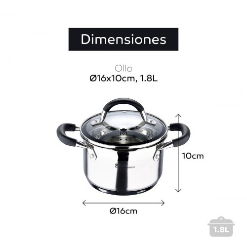 Masterpro slow cooker Ø 16 cm - 1,8 l