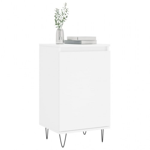 Skænk 40x35x70 cm konstrueret træ hvid