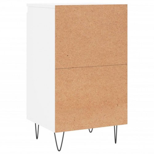 Skænk 40x35x70 cm konstrueret træ hvid