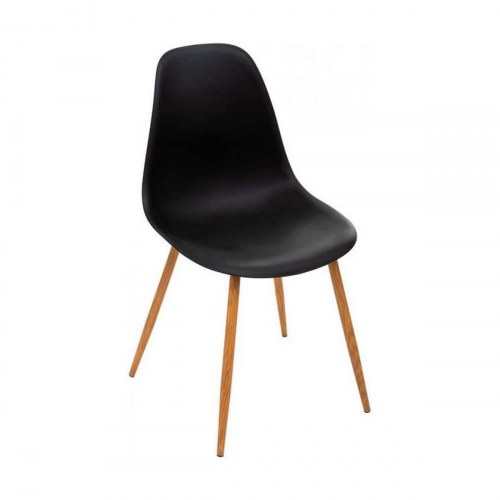 Atmosphera Taho spisebordsstol - sort polypropylen, 47 × 53 × 85 cm
