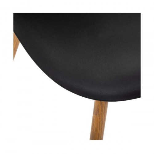 Atmosphera Taho spisebordsstol - sort polypropylen, 47 × 53 × 85 cm