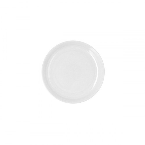 Ariane Artisan flad tallerken, hvid keramik Ø 21 cm - 12 stk.