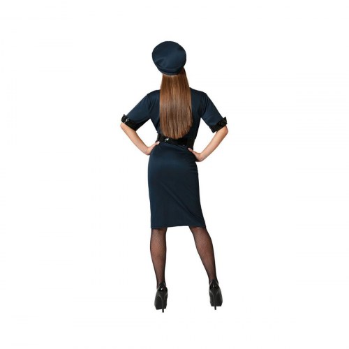 Kostume til voksne Blå Politi Dame - M/L