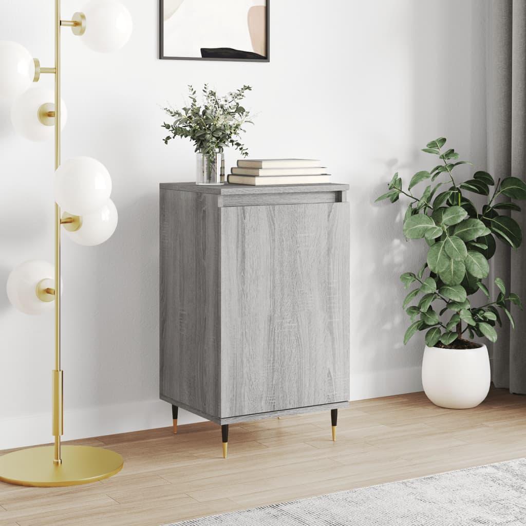 Skænk 40×35×70 cm i konstrueret træ - grå sonoma-eg