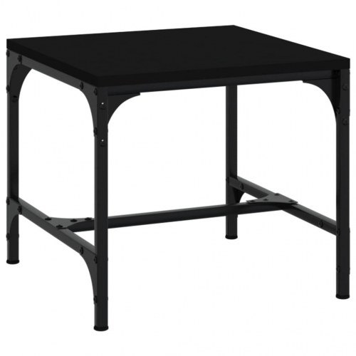 Sideborde 2 stk. - 40 × 40 × 35 cm i konstrueret træ, sort