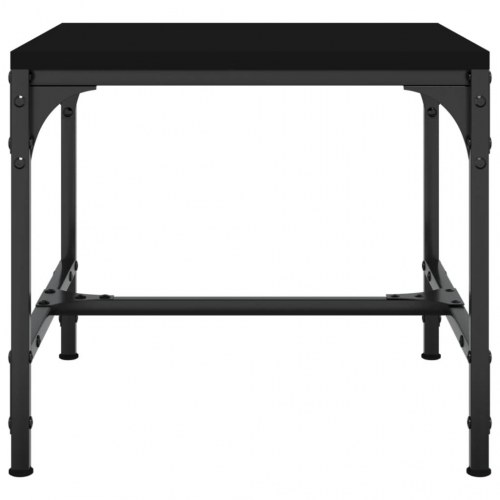 Sideborde 2 stk. - 40 × 40 × 35 cm i konstrueret træ, sort