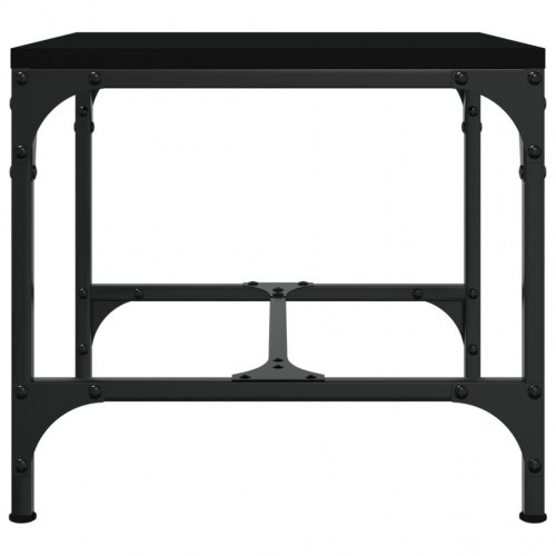 Sideborde 2 stk. - 40 × 40 × 35 cm i konstrueret træ, sort