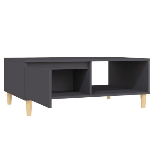 Sofabord 90x60x35 cm konstrueret træ grå