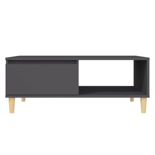 Sofabord 90x60x35 cm konstrueret træ grå