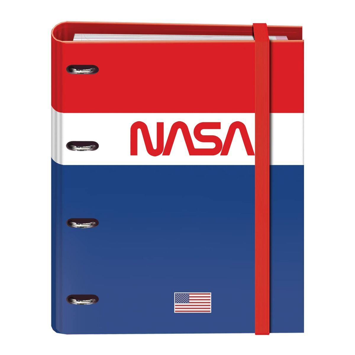 DOHE ringbind A4 - Nasa Flag, 4 ringe, med faneblade (100 ark)