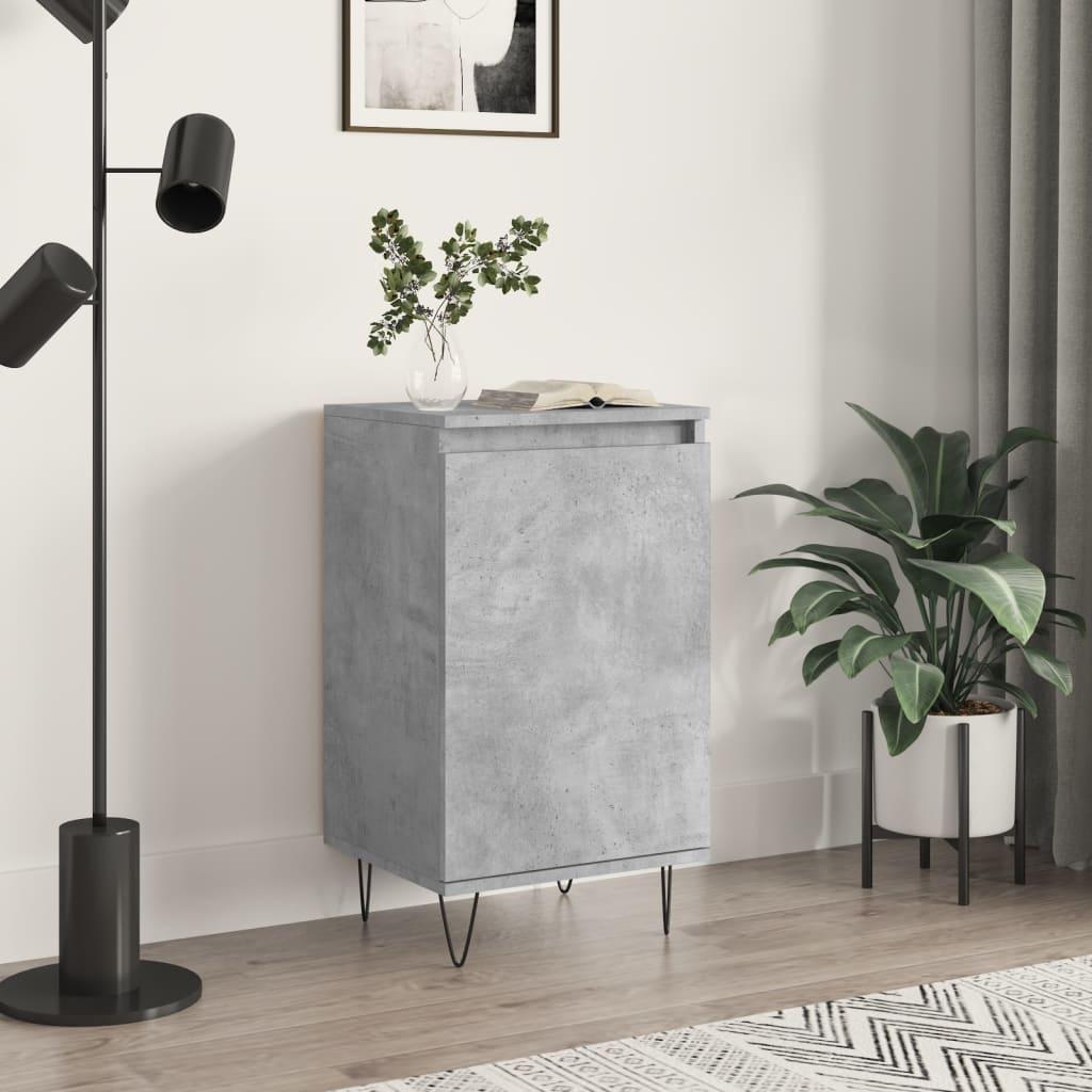 Skænk 40×35×70 cm i konstrueret træ - betongrå