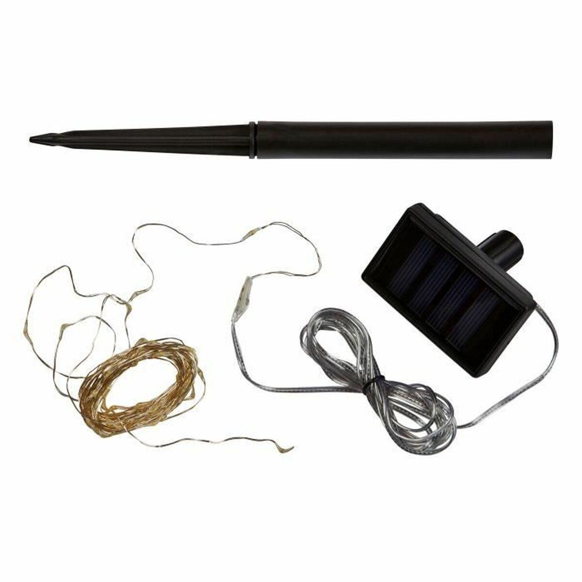 Solcelle lyskæde Super Smart Luciole - varm hvid, 200 LED