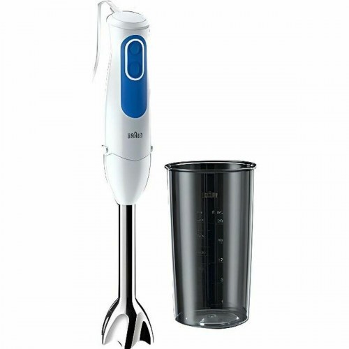 Braun MQ 3000 WH stavblender - 600 ml, blå/hvid, 700 W
