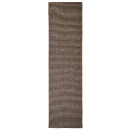 Sisaltæppe til kradsetræ 80x300 cm brun