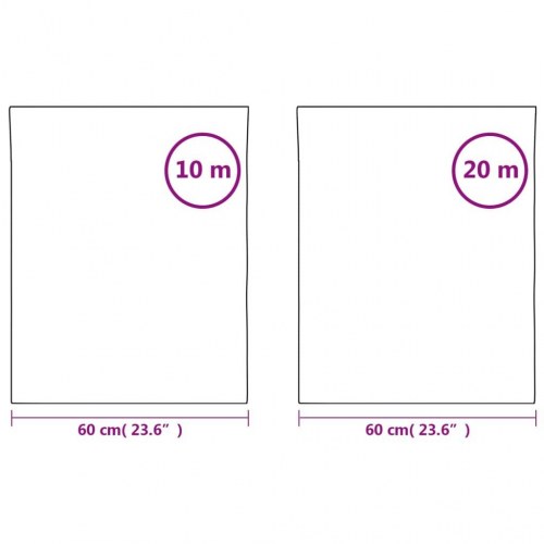 Vinduesfolie stribet PVC matteret 60 x 1.000 cm