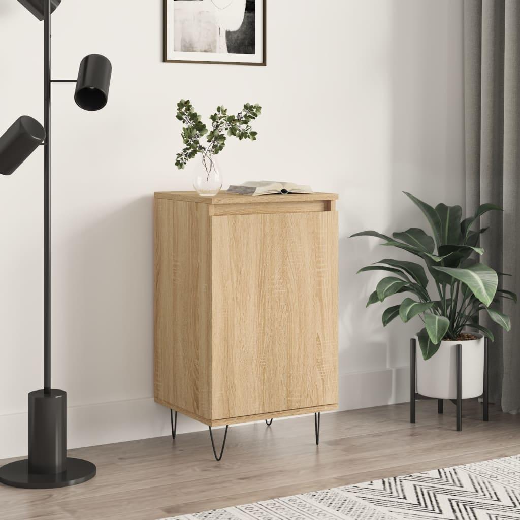Skænk 40x35x70 cm konstrueret træ sonoma-eg