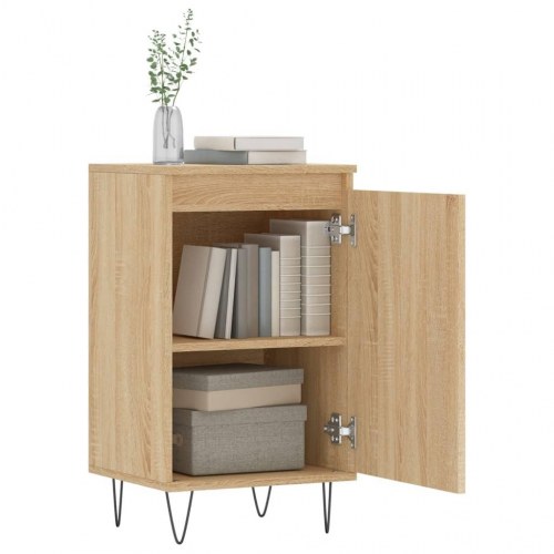 Skænk 40x35x70 cm konstrueret træ sonoma-eg