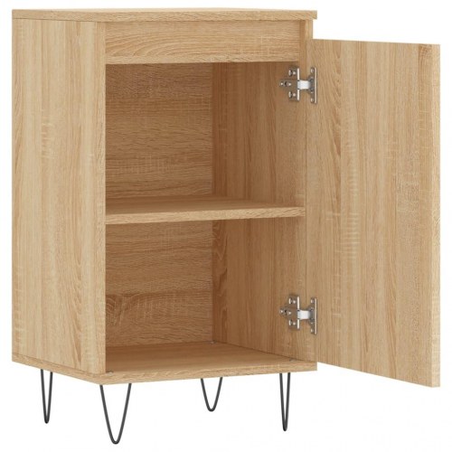 Skænk 40x35x70 cm konstrueret træ sonoma-eg