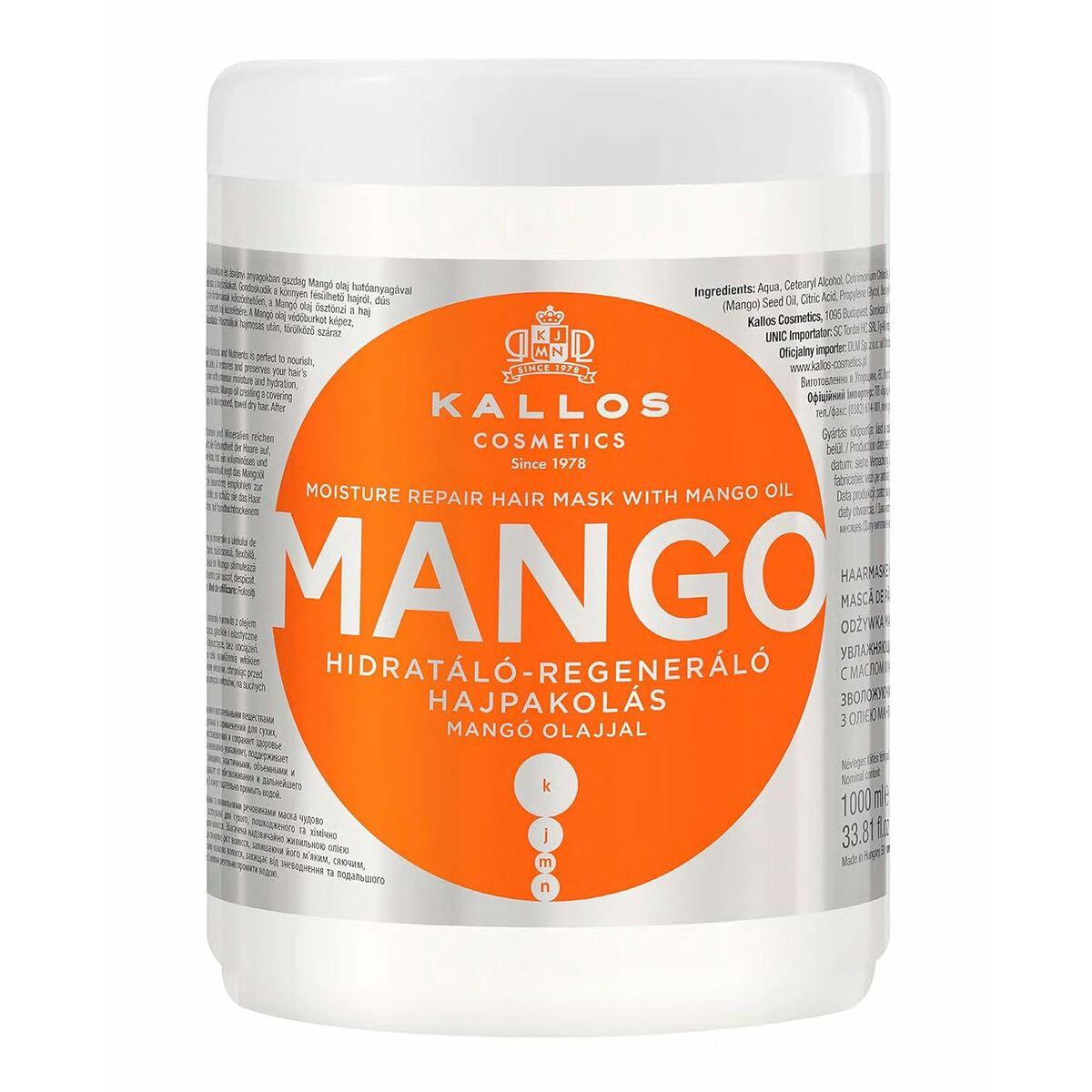 Reparerende Hårmaske Kallos Cosmetics Mango
