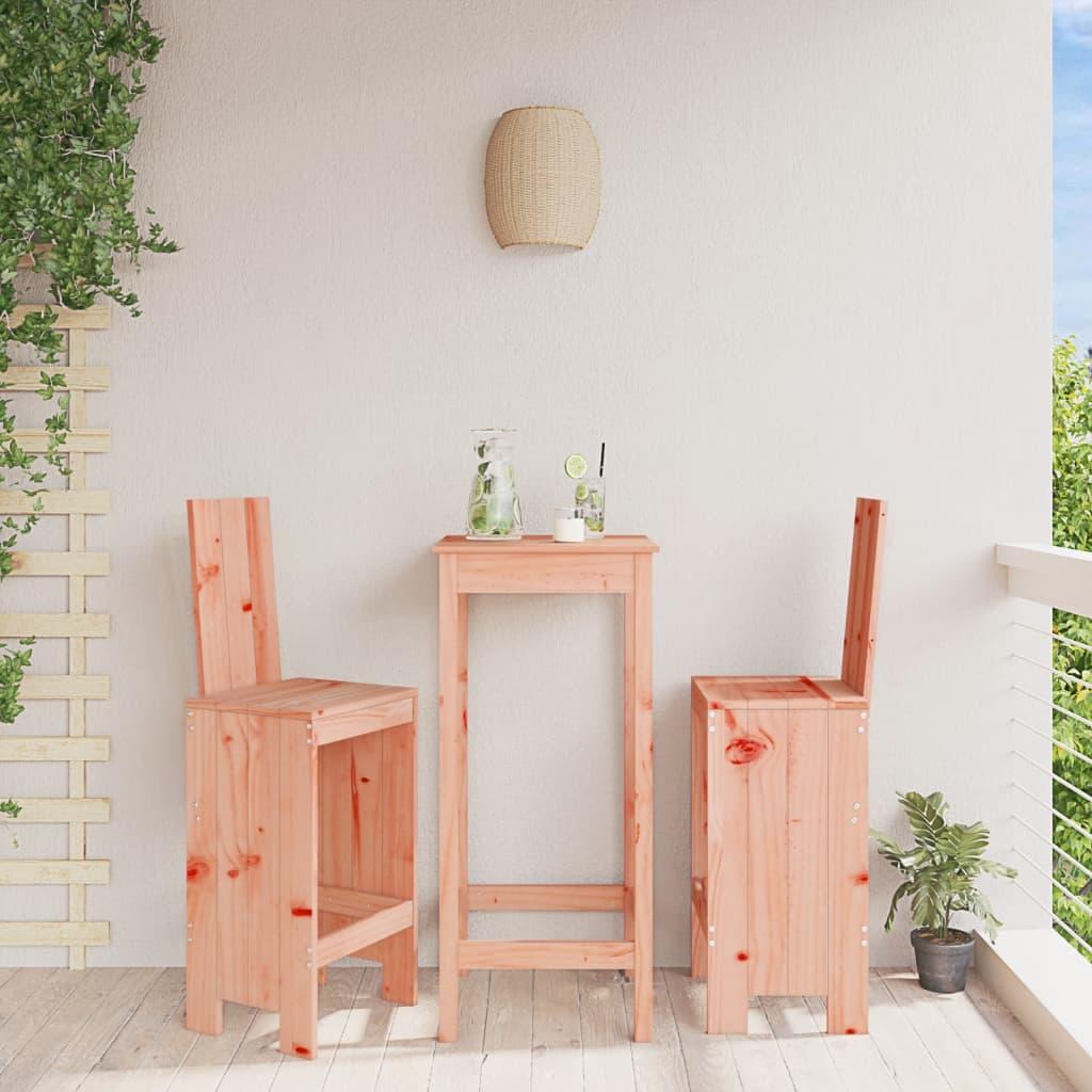 Barstole 40X48,5X115,5 Cm Massivt Douglasgran - Douglasgran naturlig / 40 x 42 x 120 cm