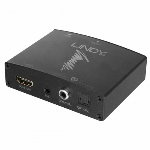 LINDY 38167 audio converter - Sort, HDMI 1.4, 4K UHD