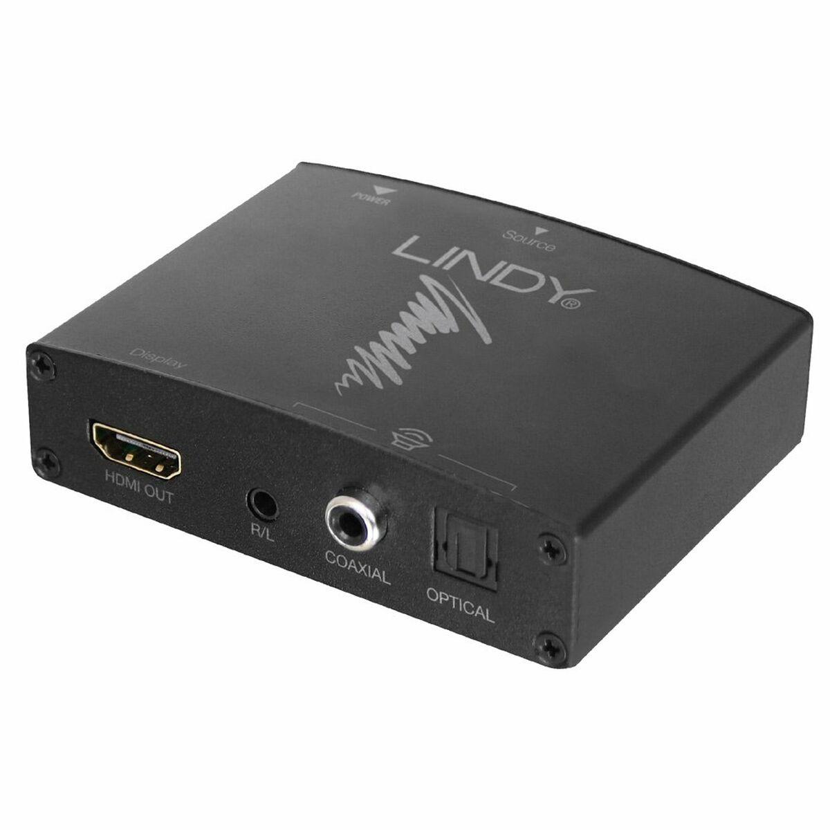 LINDY 38167 audio converter - Sort, HDMI 1.4, 4K UHD
