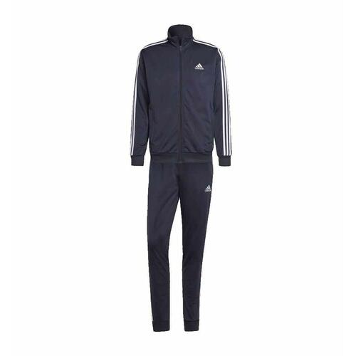 Træningsdragt til voksne Adidas M 3S TR TT TS HZ2220 Mænd Marineblå L