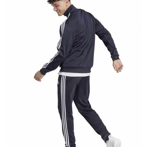 Træningsdragt til voksne Adidas M 3S TR TT TS HZ2220 Mænd Marineblå L