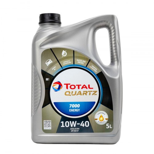 Total Quartz 7000 Energy motorolie 10W-40 - 5 l