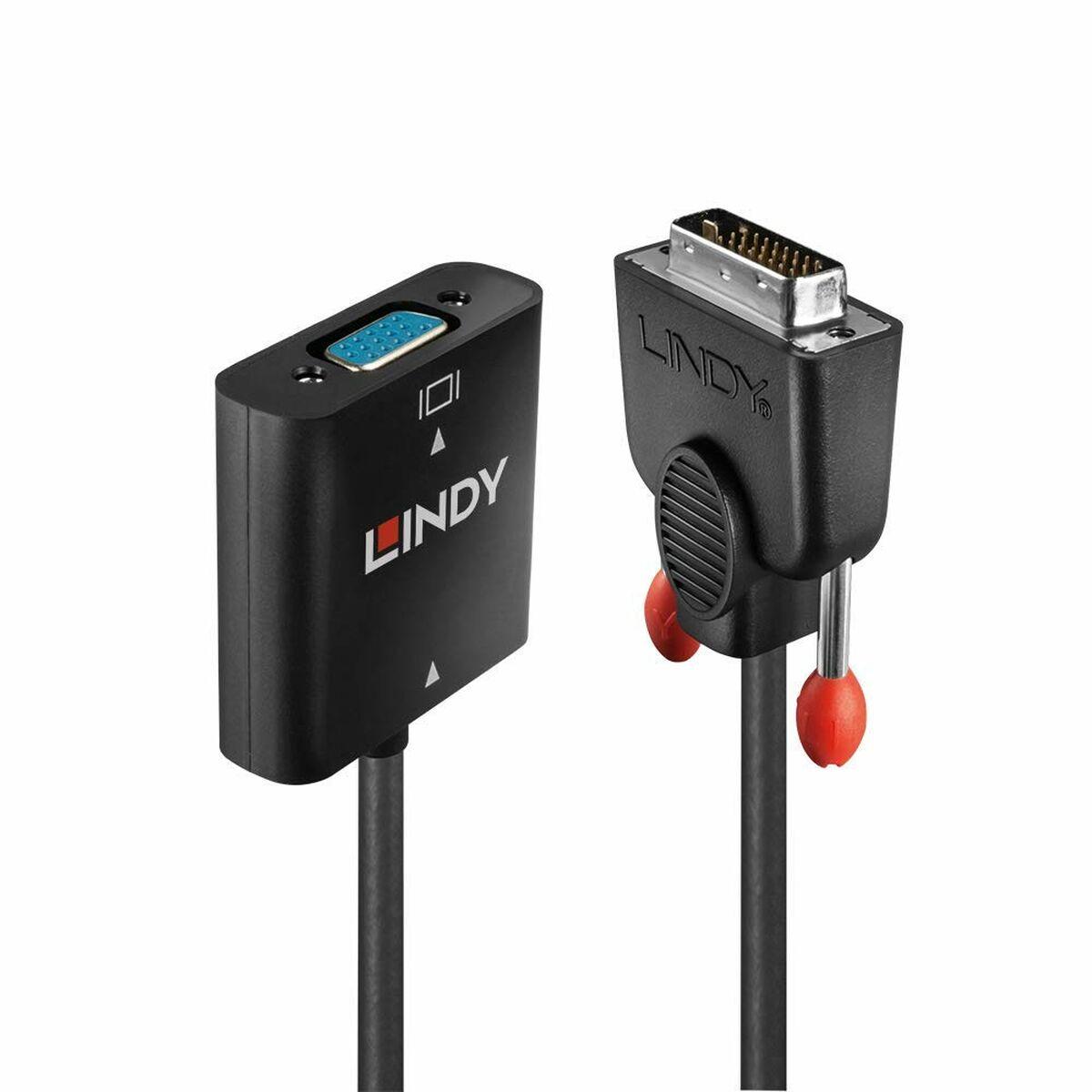 Dvi D Til Vga Adapter Lindy 38189 Sort